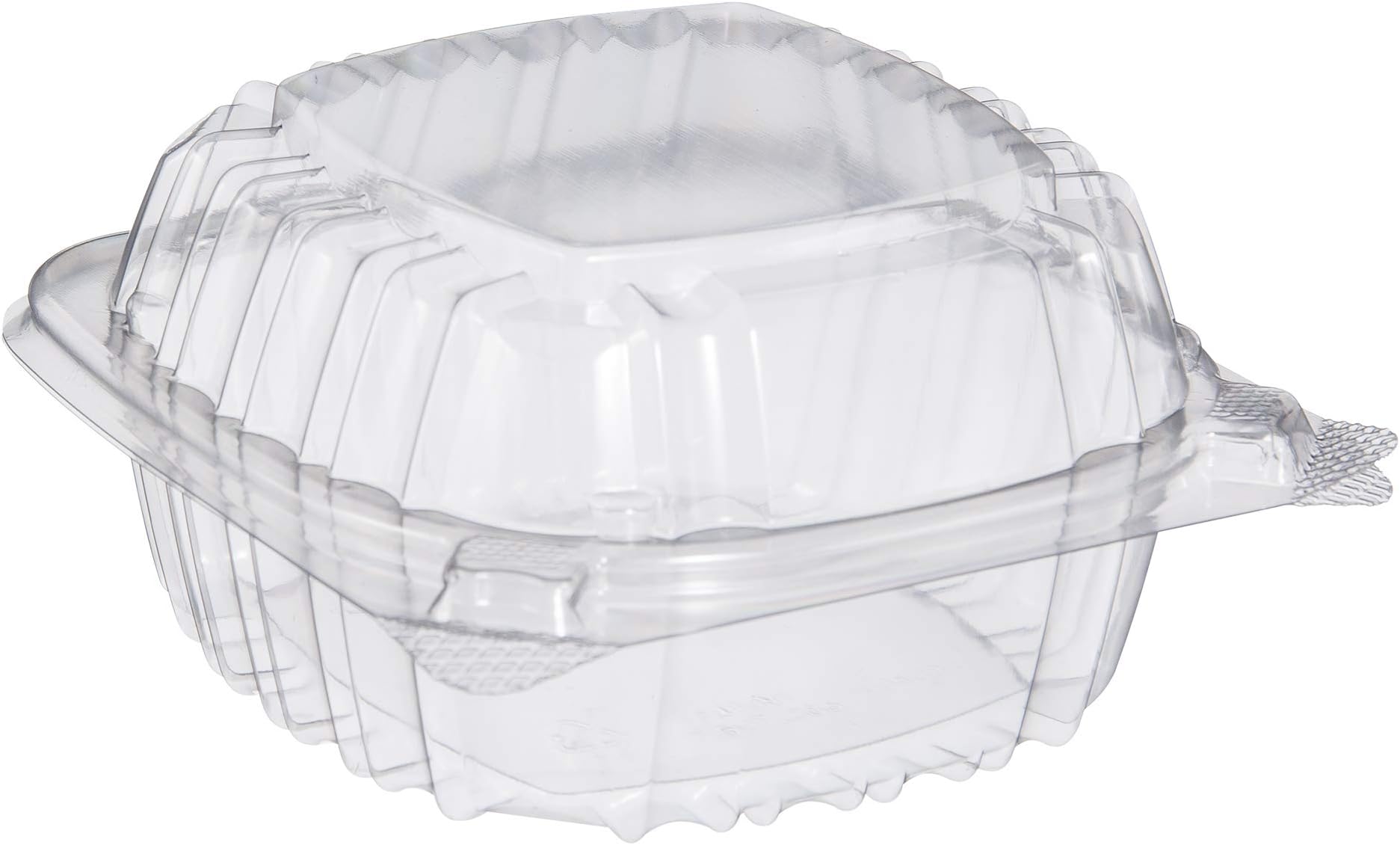 DART C53PST1 OPS 5 in Clear Hinged Container, 5.3 X 5.4 in (Case of 500)