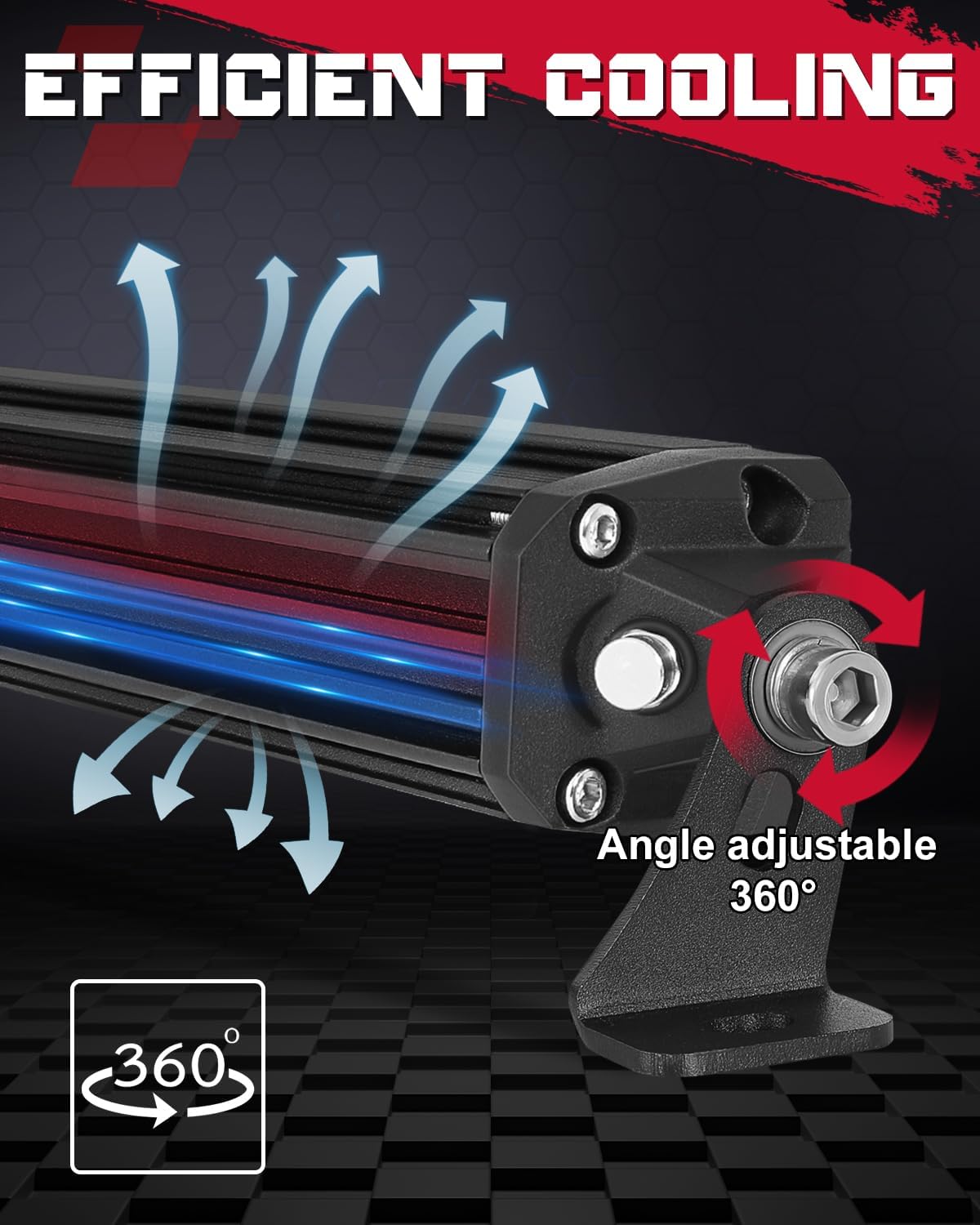 OFFROADTOWN 30 Inch Single Row LED Light Bar 300W Spot Off Road Driving Lights Ultra Slim Thin LED Light Bar Waterproof Bumper Grille Roof Lights for Trucks UTV ATV Pickup RZR