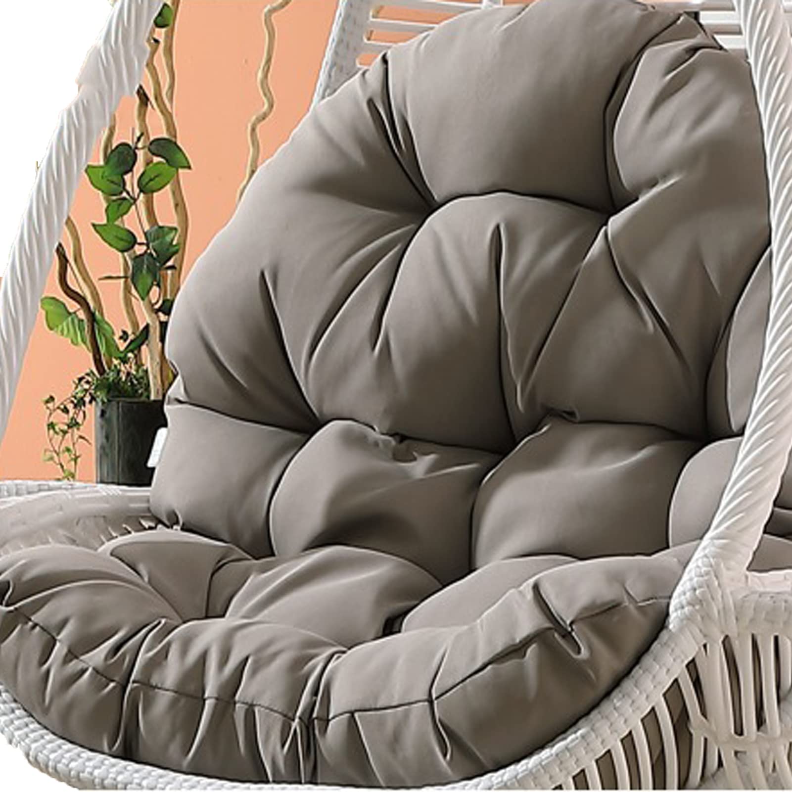 ERTsrhFD Cushion Replacement Hanging Swing Cushions for Outdoor Furniture, Large for Chair, Hammock(Grey)