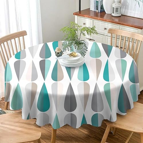 Miniatura 93 de Mantel floral hippie, diseño retro de los años 70, naranja, rosa, azul, floral, bohemio, estampado estético de margaritas, para fiesta, picnic