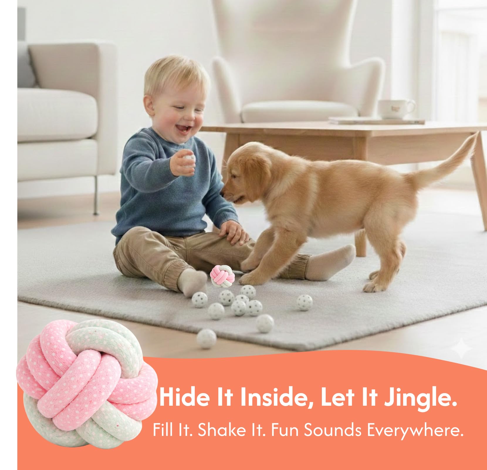 Icyowls 20 Pezzi Sfere sonaglio Ø 24 mm, Inserti da Cucire per Peluche, Bambole e Giocattoli per Animali, per Cucito, Riparazione e bricolage - 4