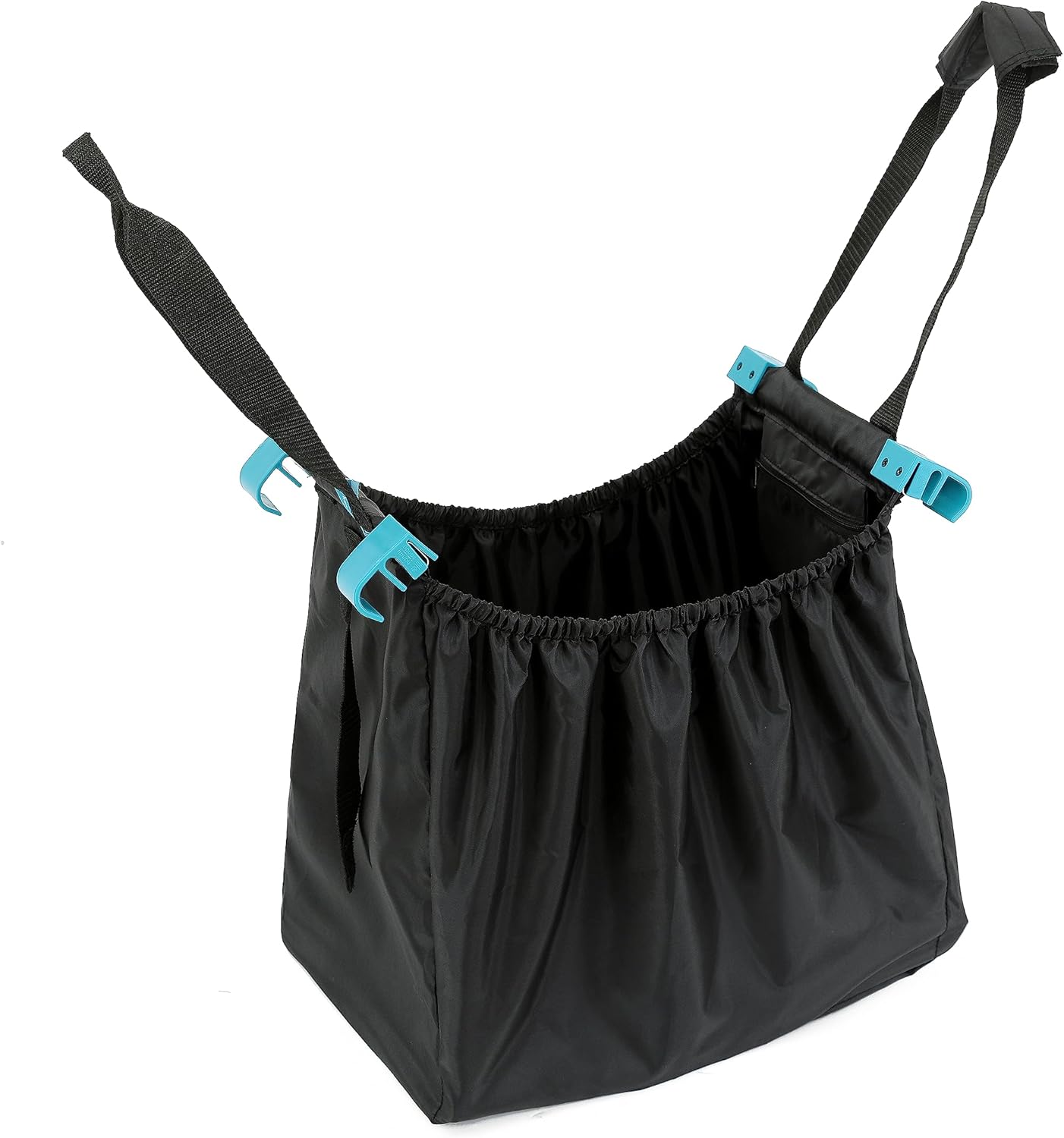 Handy Sandy 3-Pack Reusable Grocery Cart Bags – Foldable Shopping Organizers with Universal Cart Clips, PE Board Base