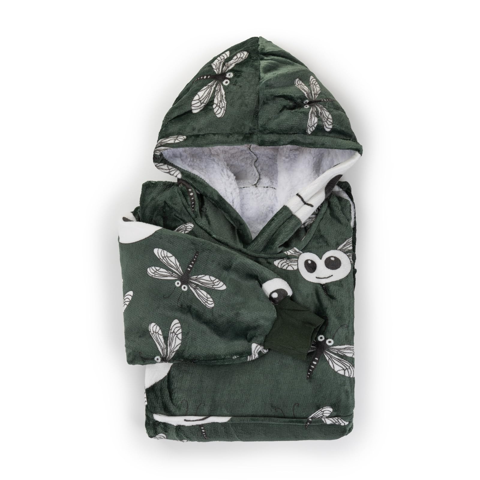 VITAPUR Felpa Coperta con Cappuccio con Calzini XXL Coperta Indossabile in Sherpa - Oversize Blanket Hoodie con Maniche per Donna e Uomo - Morbida e Calda per Divano e Casa