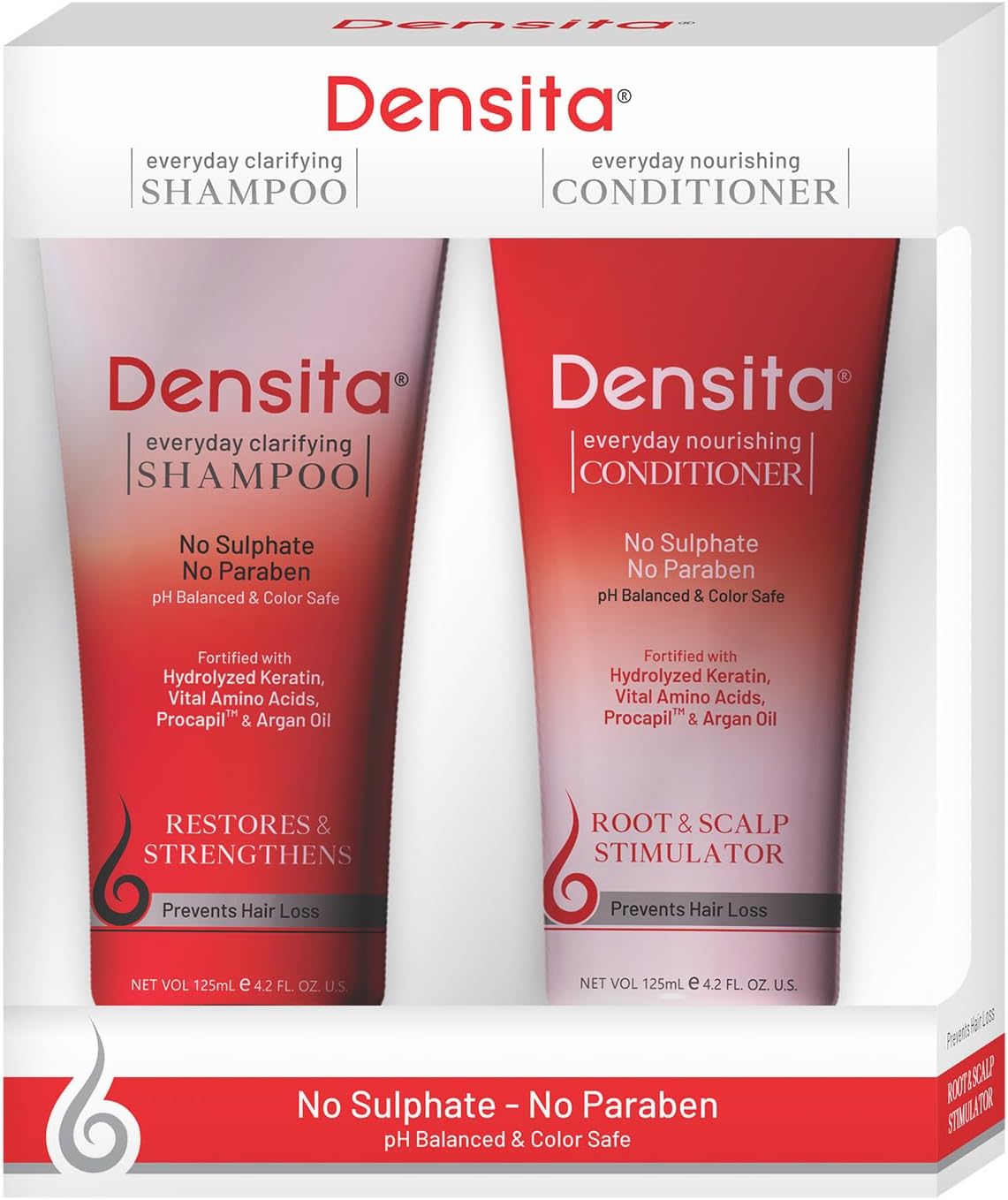 Densita Everyday Clarifying Shampoo & Nourishing Conditioner Kit | 125ml Each