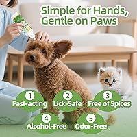 Vista 7 de Tratamiento de infección de oído para perros y gatos, gotas de tratamiento de infección de oído por levadura para aliviar la picazón, solución