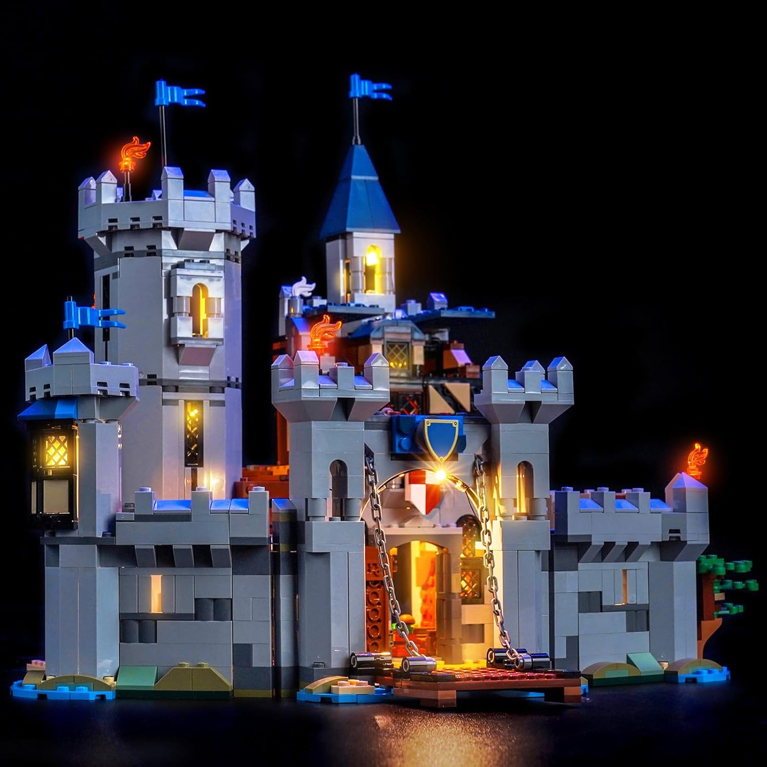 BrickBling LED Light Compatible with Lego Creator 3 in 1 Medieval Horse Knight Castle 31168-Light Kit Only, No Model Included (Classic Version Light)