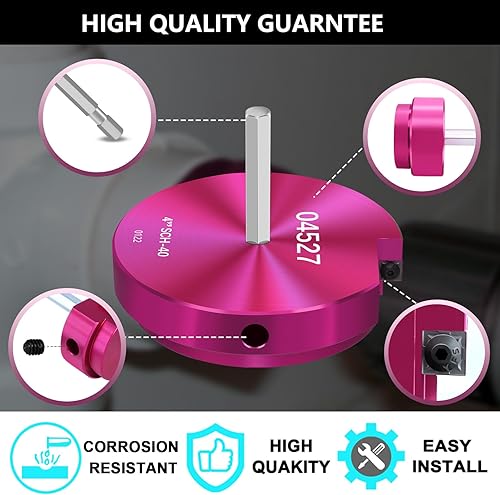 Miniatura 5 de Protector de montaje de PVC Cabeza de 4 pulgadas, Escariador de tubería de PVC, protector de enchufe de PVC con eje hexagonal de 38 pulgadas,