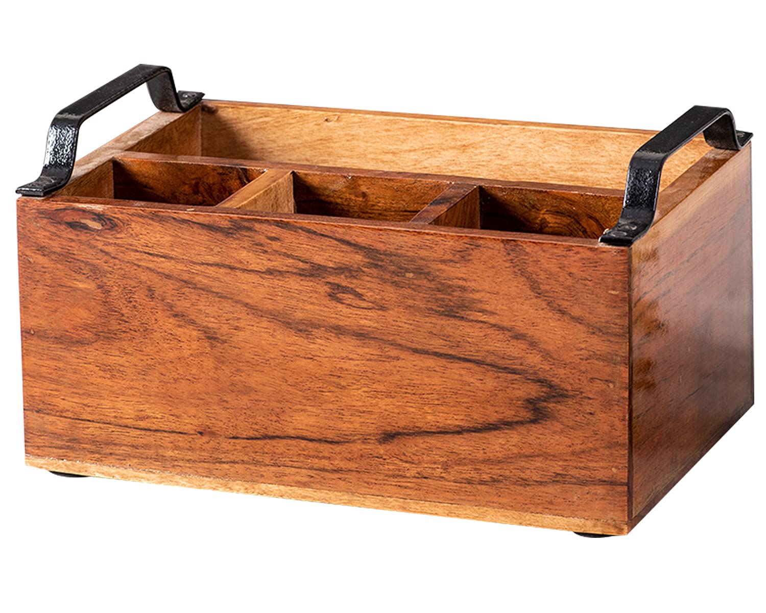 nestroots spoon stand for kitchen|cutlery holder for dining table spoon holder| wooden cutlery stand ( Brown black cane) (B098R11FK3) Amazon Price History, Amazon Price Tracker