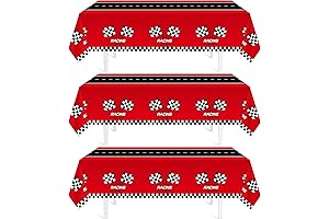 3Pcs Racing Car Party Decorations Plastic Tablecloth
