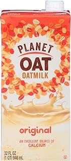 Planet Oat Original Oat Milk 32 fl oz - Creamy Plant-Based Alternative for Coffee & Cereal