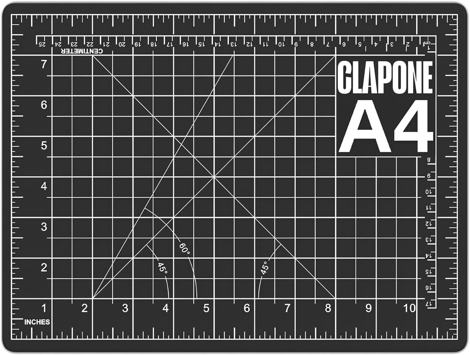 CLAPONE A4 Cutting Mat Self Healing Sewing Mat, 9inch x 12inch Rotary Cutting Mat 5-Layer Craft Board for Sewing, Quilting, and Scrapbooking Crafts Hobby Project Leather