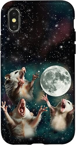 Miniatura 7 de Funda para iPhone 13 Pro Three Opposum Moon 3 Zarigüeya Luna Muerta Extraño Maldito Meme