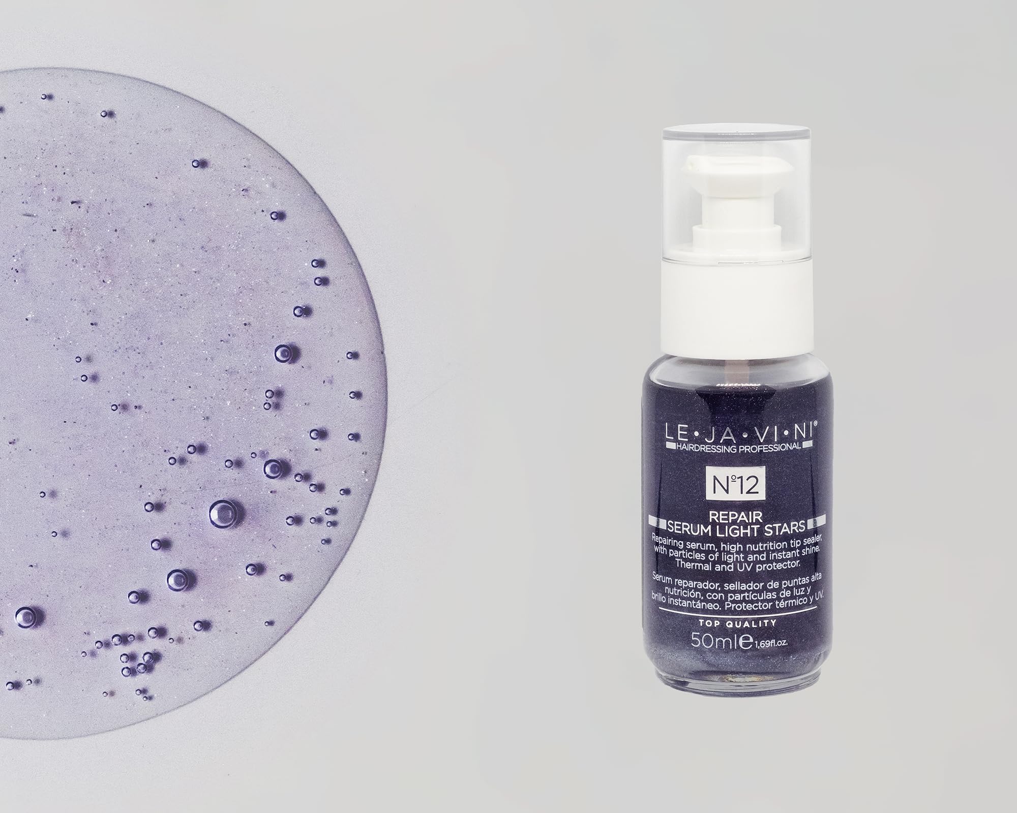 Serum Rozplątywanie i połysk włosów Lejavini Nº12 Repair Serum Light Stars 50ml