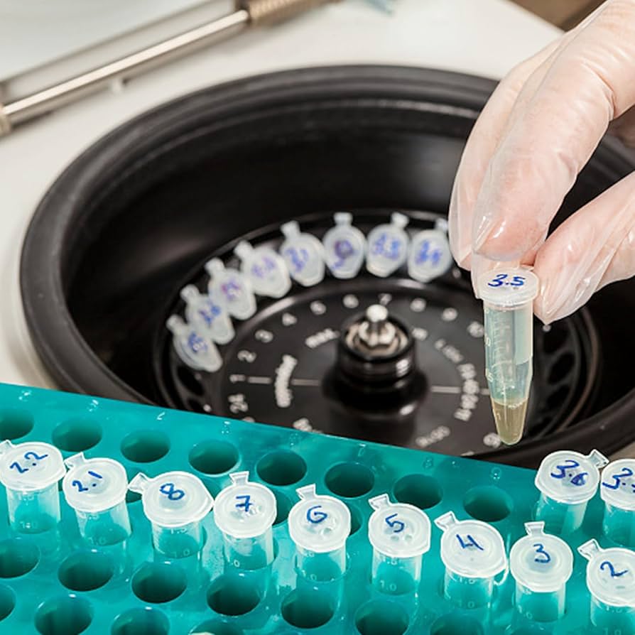 50 Pezzi Di Provetta In Plastica Trasparente Per Centrifuga, Unà Di Gestione, Coperchio Del Contenore Per Campioni Di Laboratorio, Cancelleria Scolastica, 1,5 Ml - Foto 5