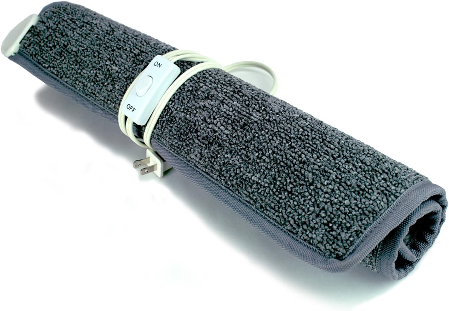 Cozy Products CT Toes foot warmer rolled up for storage.