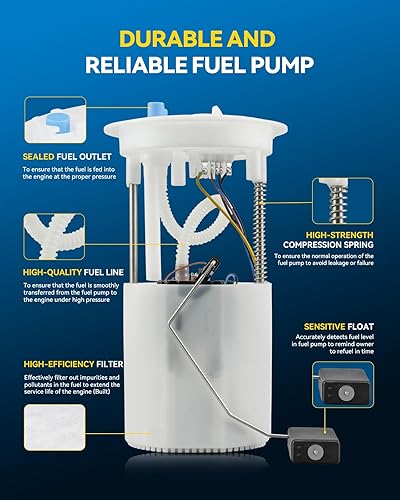 Miniatura 490 de PHILTOP Electric Fuel Pump Assembly Fits For Chevrolet S10 1985-1991, GMC S15 1985-1990, GMC Sonoma 1991, GMC Syclone 1991, SP06B1H