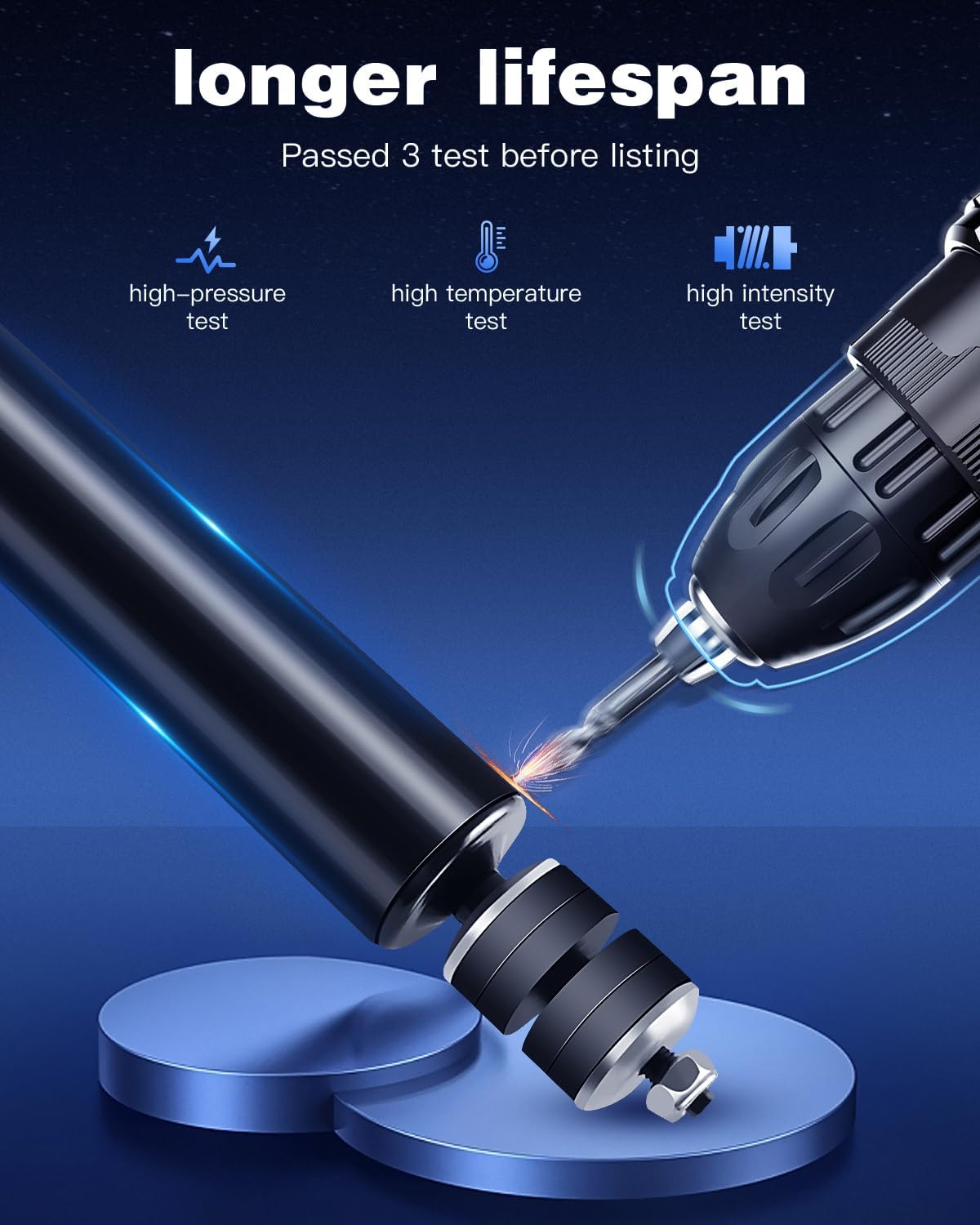 Shocks,ECCPP 2 pcs for Ford/for Lincoln Rear Shocks Absorbers for 2007 2008 2009 for Ford Edge,2007 2008 2009 for Lincoln MKX 349068 Auto Shocks