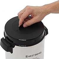 Vista 9 de West Bend Coffee Urn Highly-Polished Aluminum Features Automatic Temperature Control with Cup Per Minute Brewing and Easy Clean Up Includes