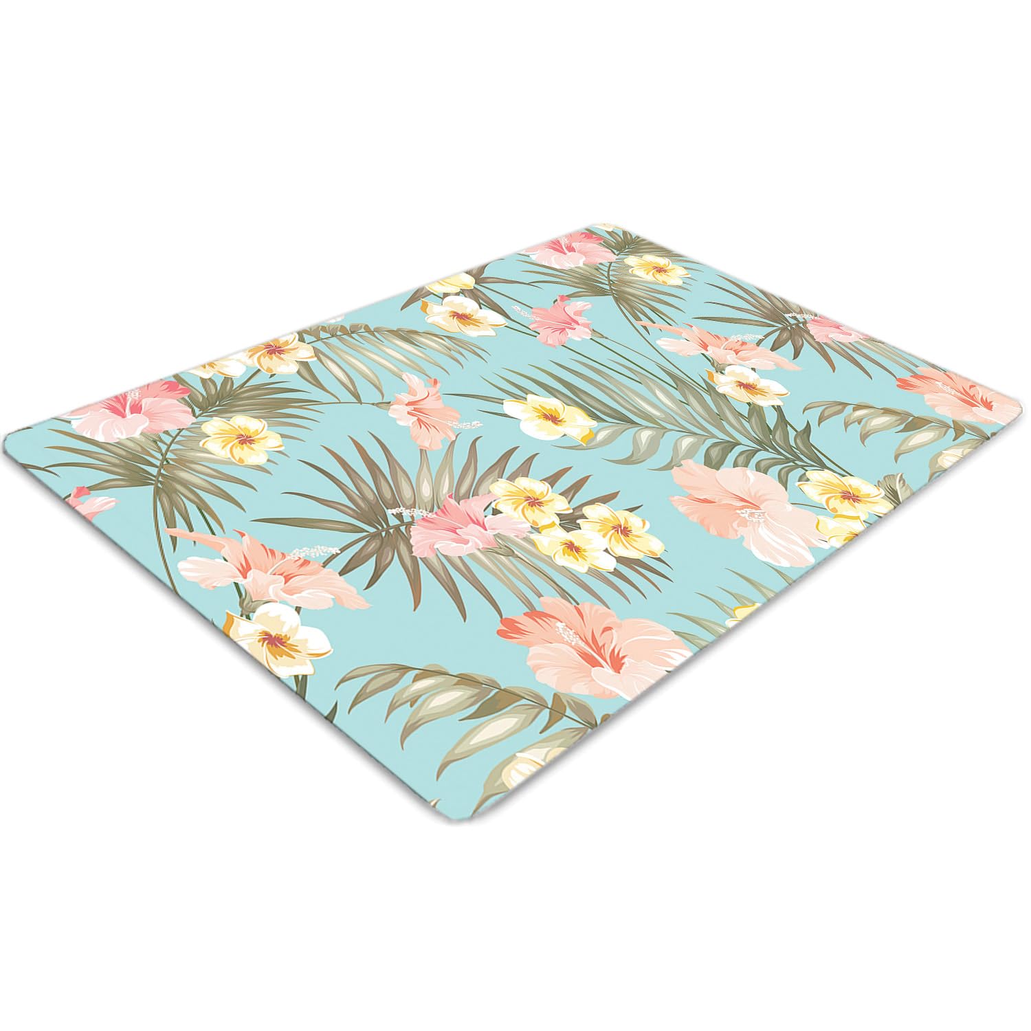 Tapis de chaise antidérapant 120x90 rectangulaire en PVC imperméable protège-sol