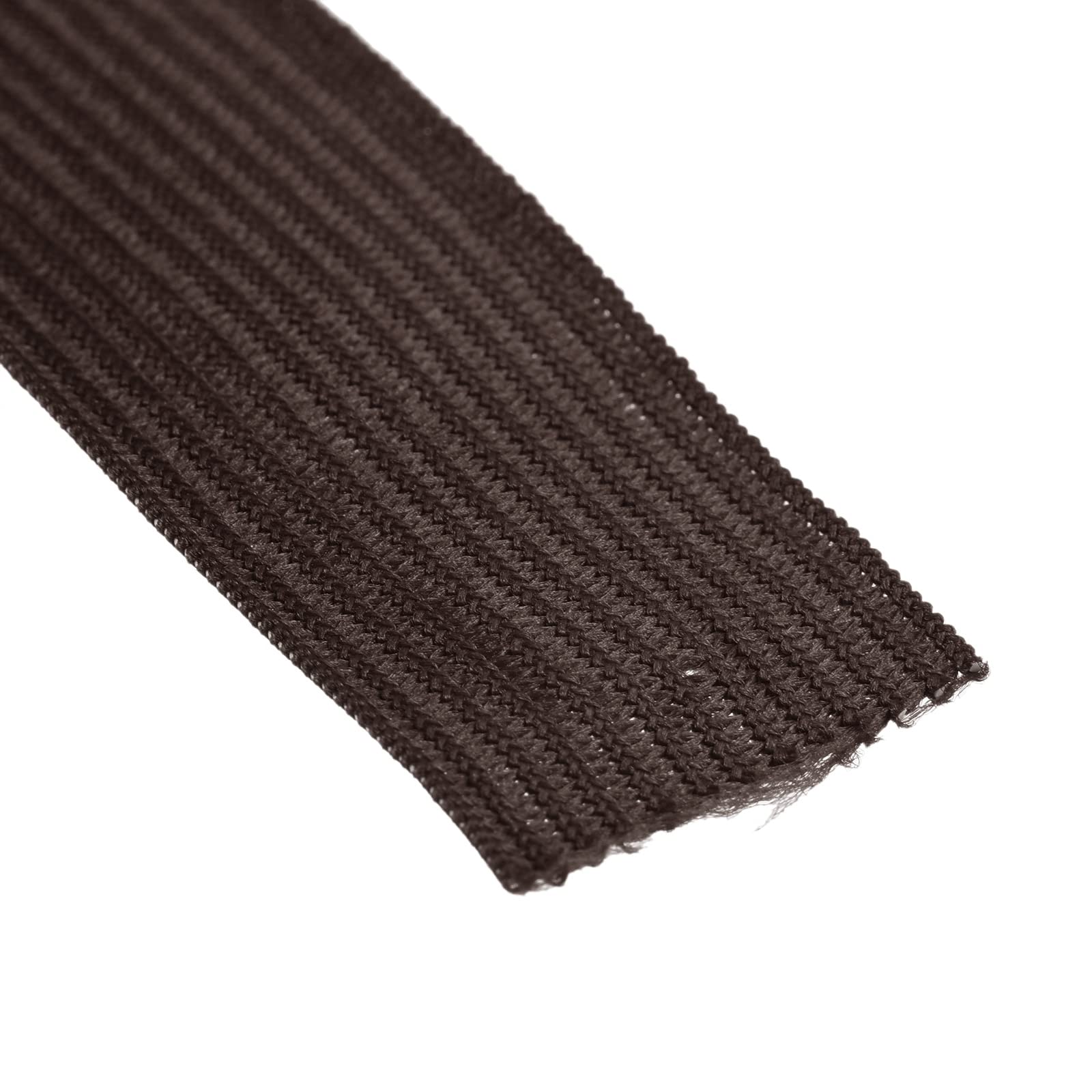 MECCANIXITY Elastic Band Spool - 0.8 Inch Width X 20 Yards, Brown Knit Elastic For Sewing Waistbands, Pants, Wigs - View #10