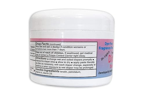 Miniatura 5 de DiaperDerm Crema para la erupción del pañal para bebés, formulada con 5 ingredientes para un cuidado de la piel suave, feliz y sin erupciones, 8
