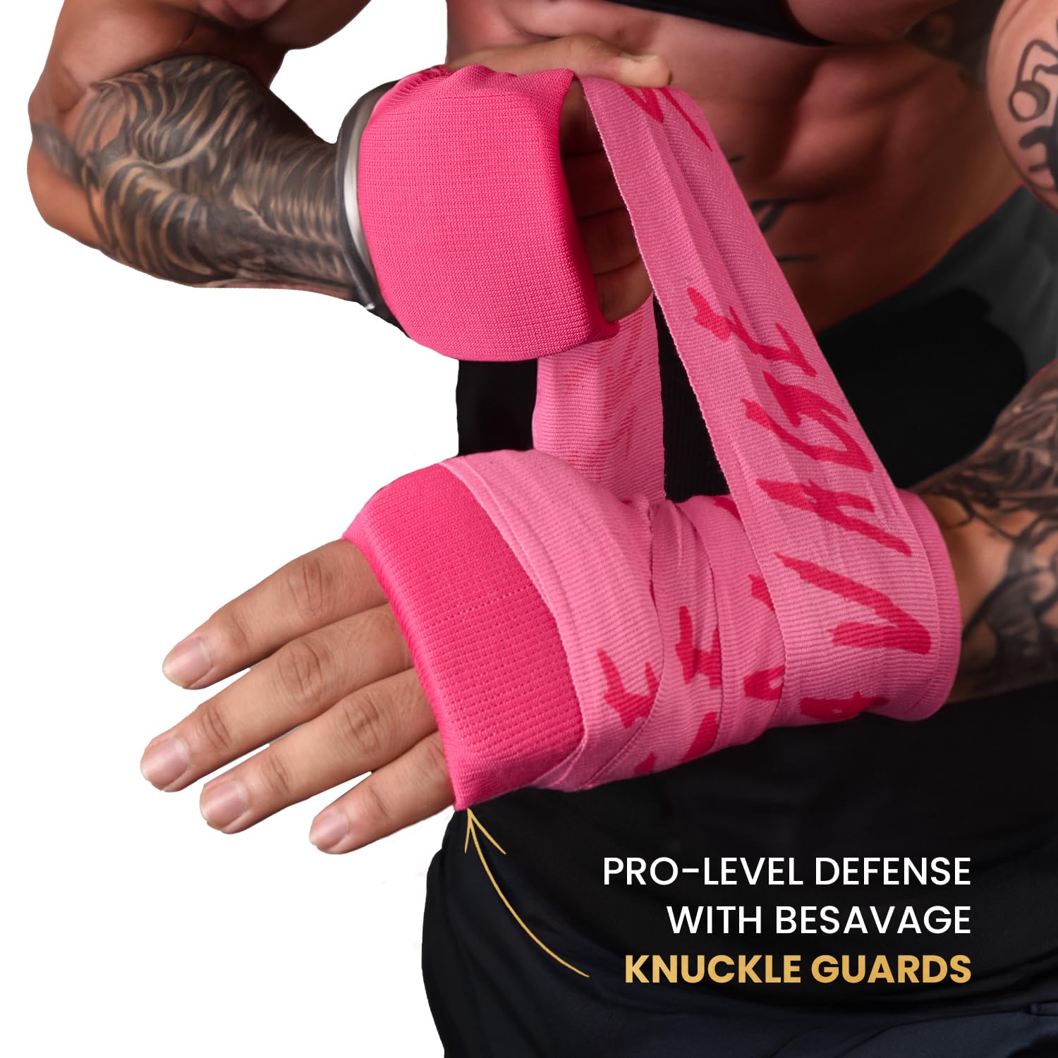 Produktbild von Mma Handschuhe ONOMASTE Boxbandagen Mit Schnellanziehsystem - Extra Gepolstert Für Handschutz Unter Boxhandschuhen Professionelle Handbandagen Boxen Schnellanziehsyste
