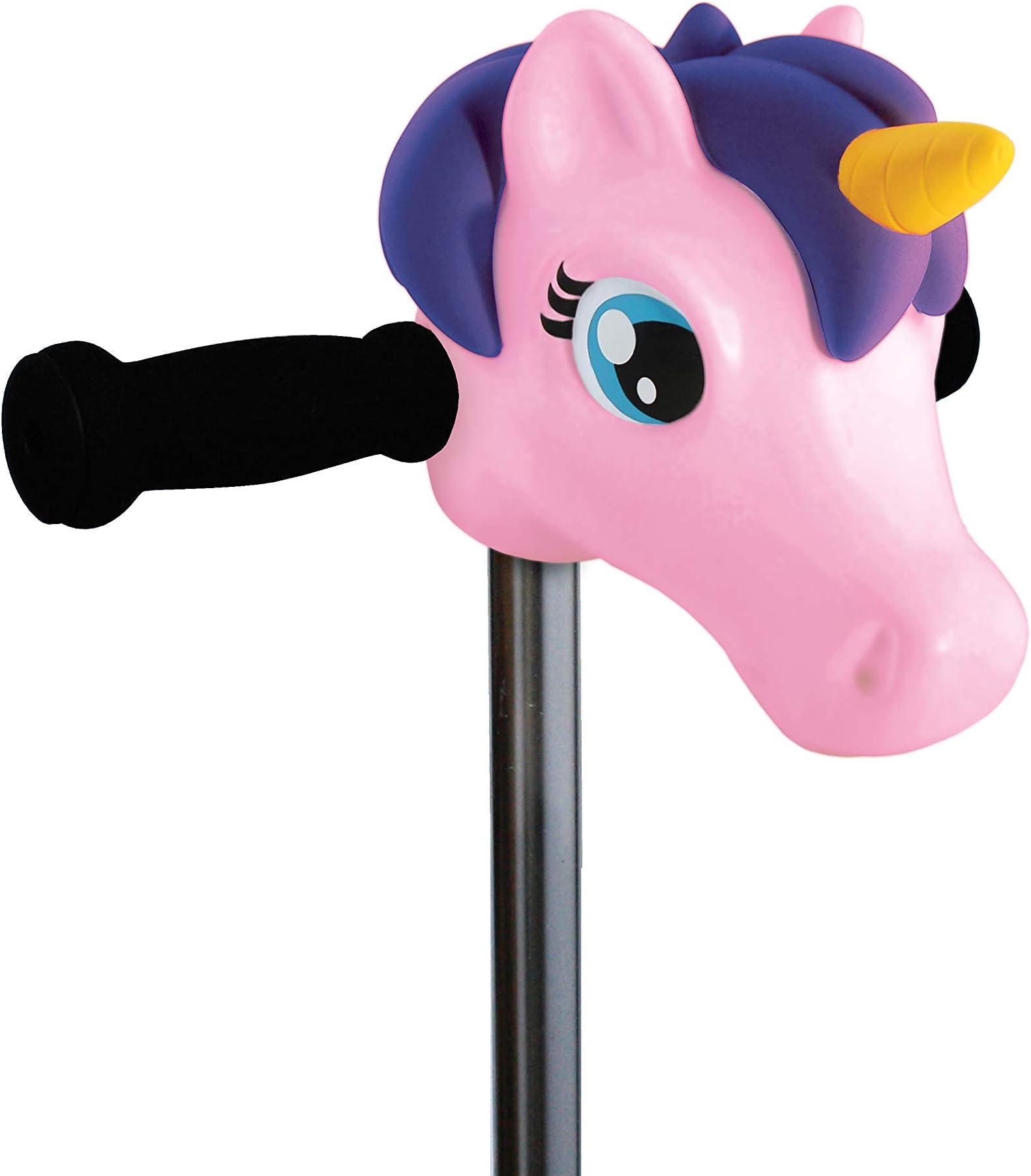 Unicorn for Scooter - Micro Kickboard Accessories - Unicorn Head For Children And Toddler Ages 3 And Up - Gift For Girls - Tool Free Installation - White And Pink Scooter Buddy
