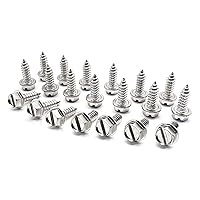 Vista 19 de BoltsandNuts.com Paquete de 4 tuercas para matrícula, tuercas de retención de nailon de 1/4 pulgadas para automóviles, camiones, SUV