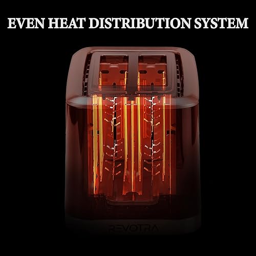 Miniatura 4 de Tostadora de 2 rebanadas de acero inoxidable con pantalla LED, ranuras extra anchas, 6 ajustes de sombra, descongelarrecalentarcancelar, bandeja