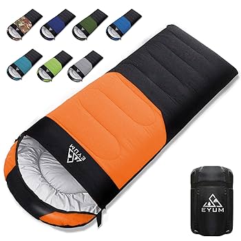 ★ 寝袋 シュラフ キャンプ 登山 オレンジ 水洗い 封筒型 軽量 防水 Amazon.co.jp: EYUM 寝袋 シュラフ 封筒型 超軽量 超暖かい 耐寒