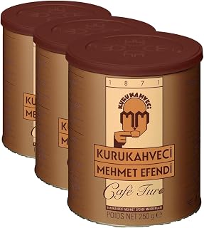 Kurukahveci Mehmet Efendi Türk Kahvesi 250gr Tenek