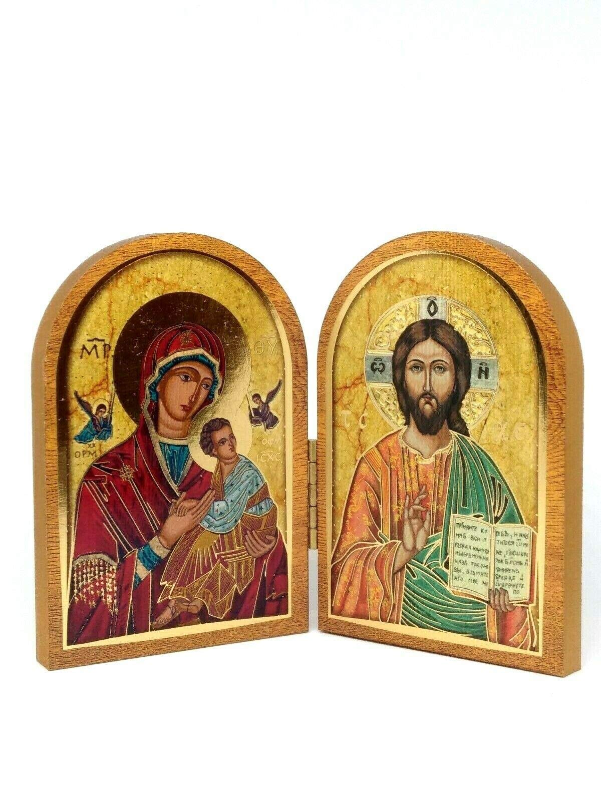CBC Jesus and Our Lady of Perpetual Help Folding Plaque