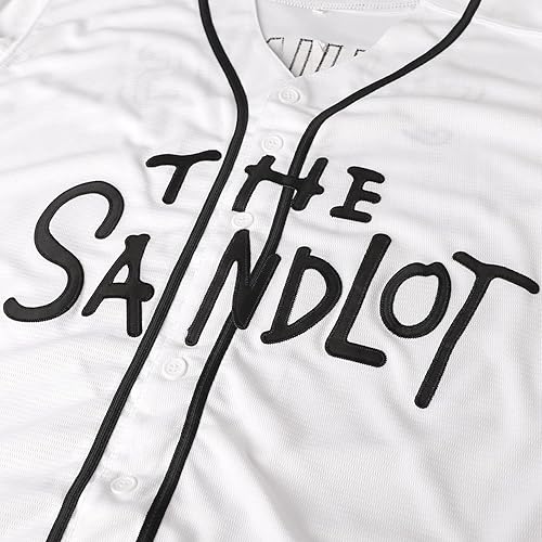 Miniatura 4 de The Sandlot Benny The Jet Rodriguez Michael Squints Palledorous Alan Yeah-Yeah McClennan Bel Air Jersey de Béisbol con Impresión 3D