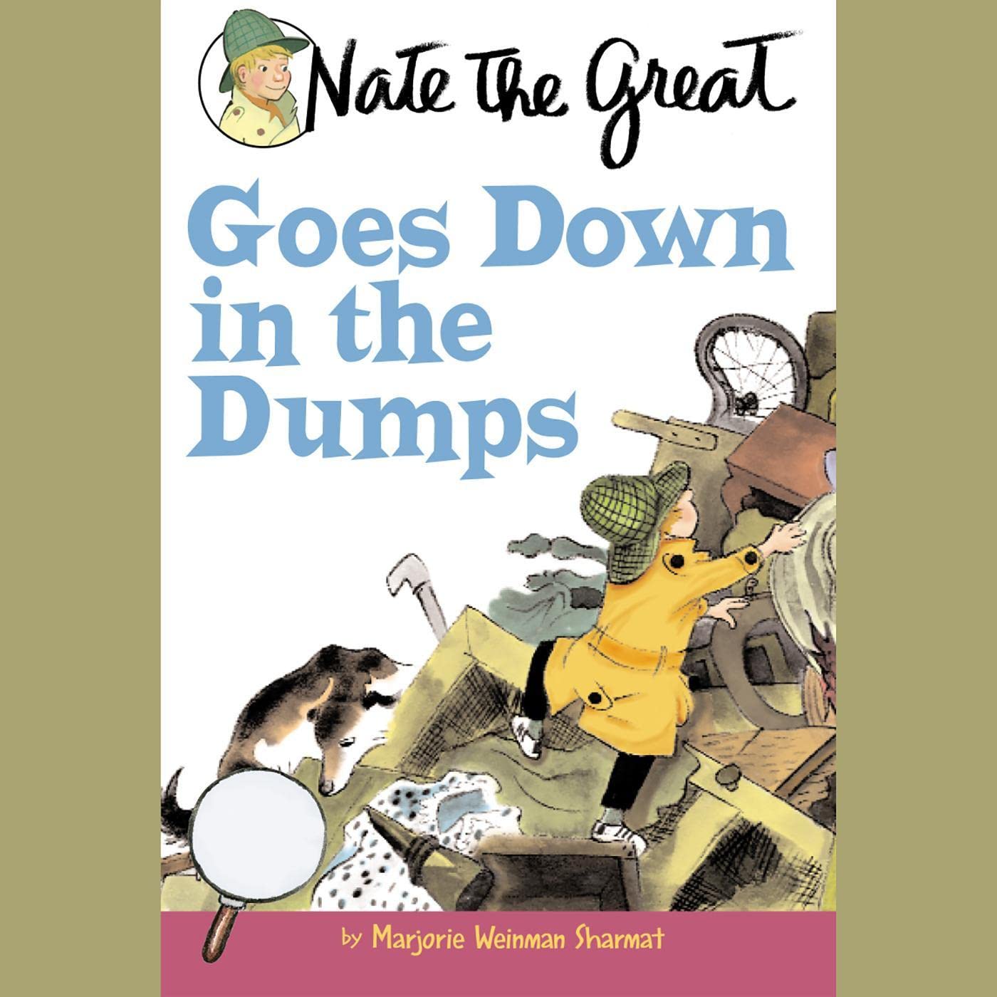 Cover art for Nate the Great Goes Down in the Dumps