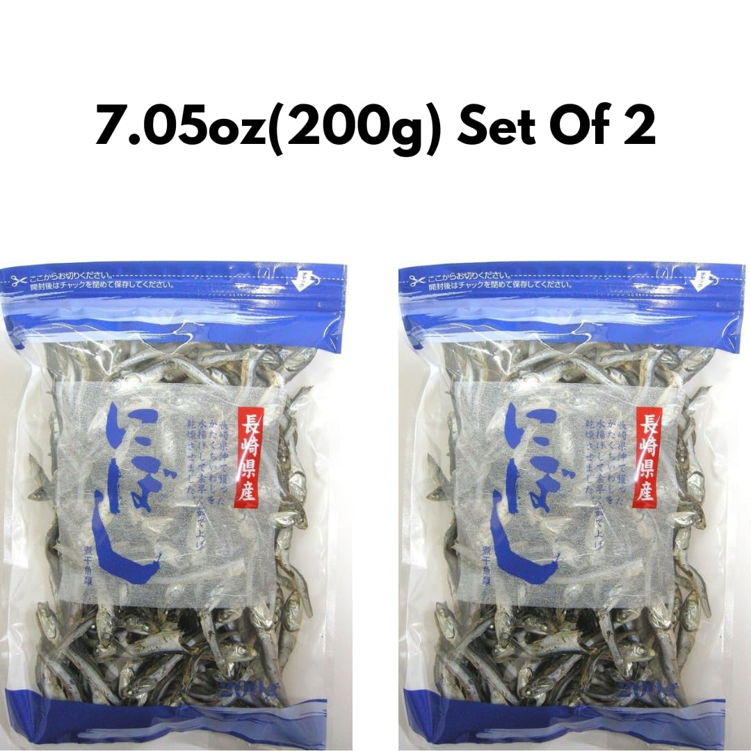 Amazon.com: Niboshi Japanese Dried Anchovies 7.05oz(200g) Set Of 2