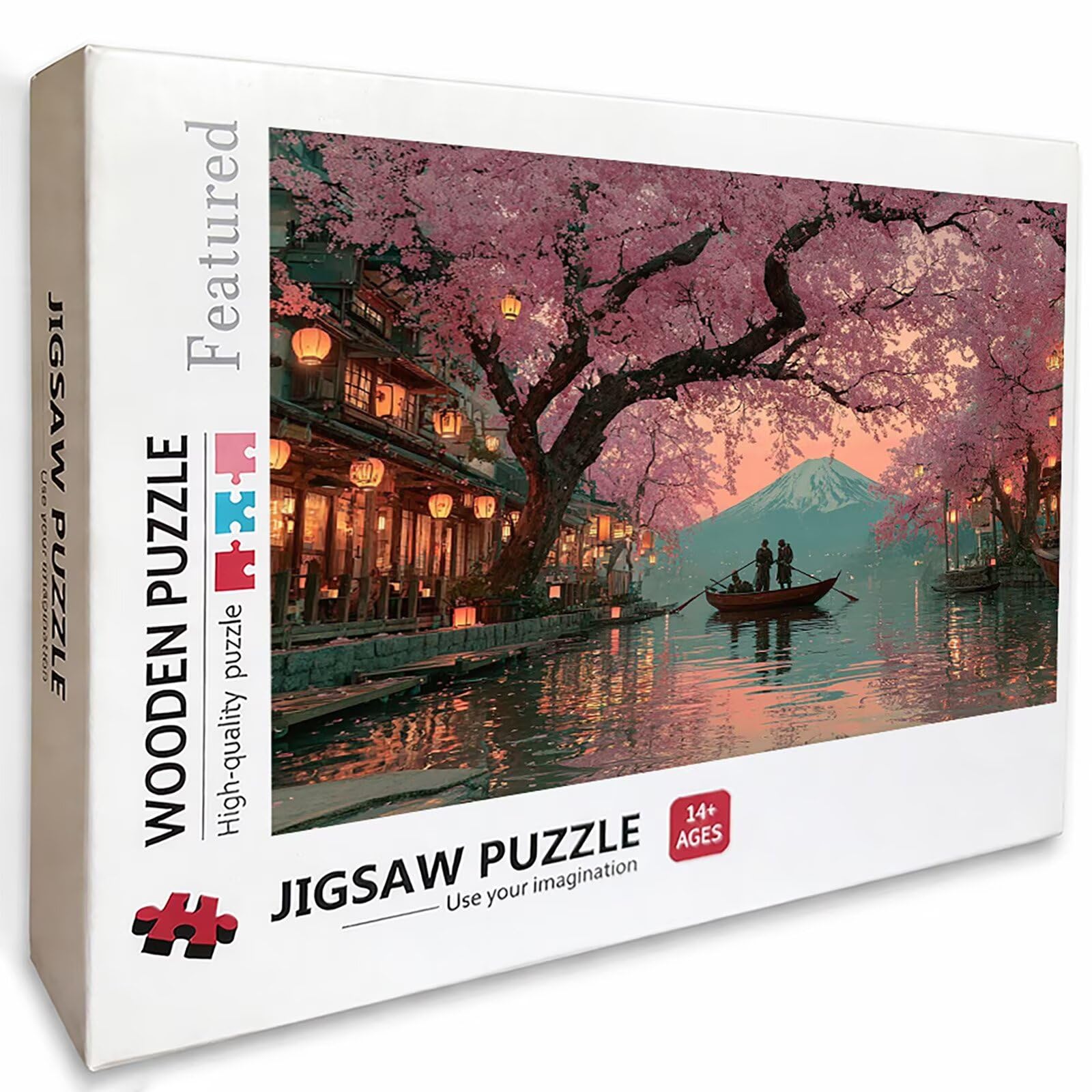 áRbol Puzzle de 2000 Piezas para Adultos, Puzzle Madera con Caja 99x70cm, Rompecabezas Adultos de Alta Dificultad, DIY Juego de Rompecabezas, Pasatiempo Creativo, Decoración de Verano, (Bote) T-1484