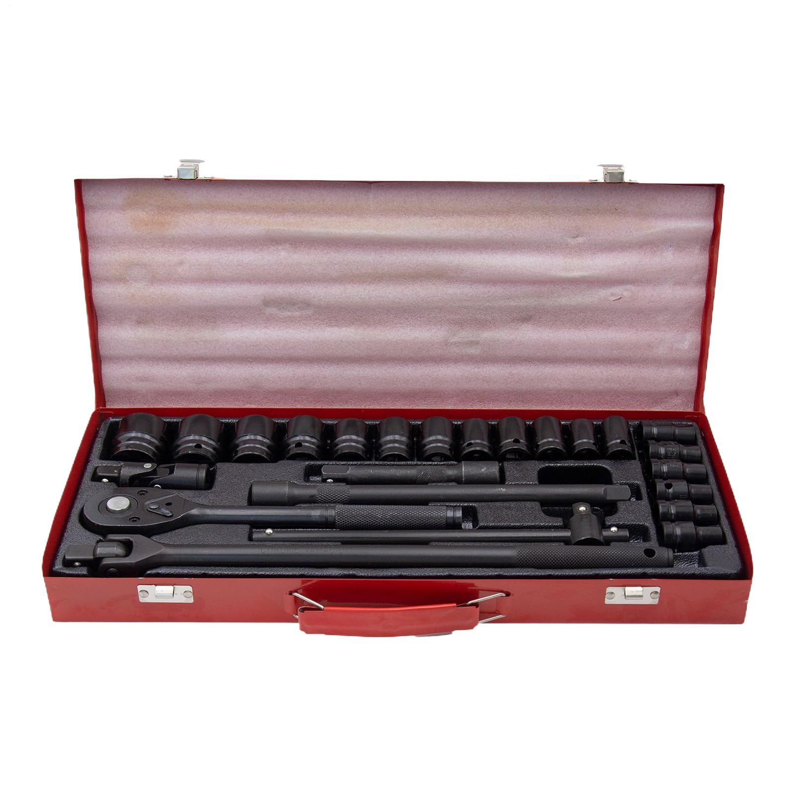Set di attrezzi per auto, 24 pezzi, robusto strumento portatile, per bordo stradale, camion, costruzione, moto, campeggio, viaggi, barche