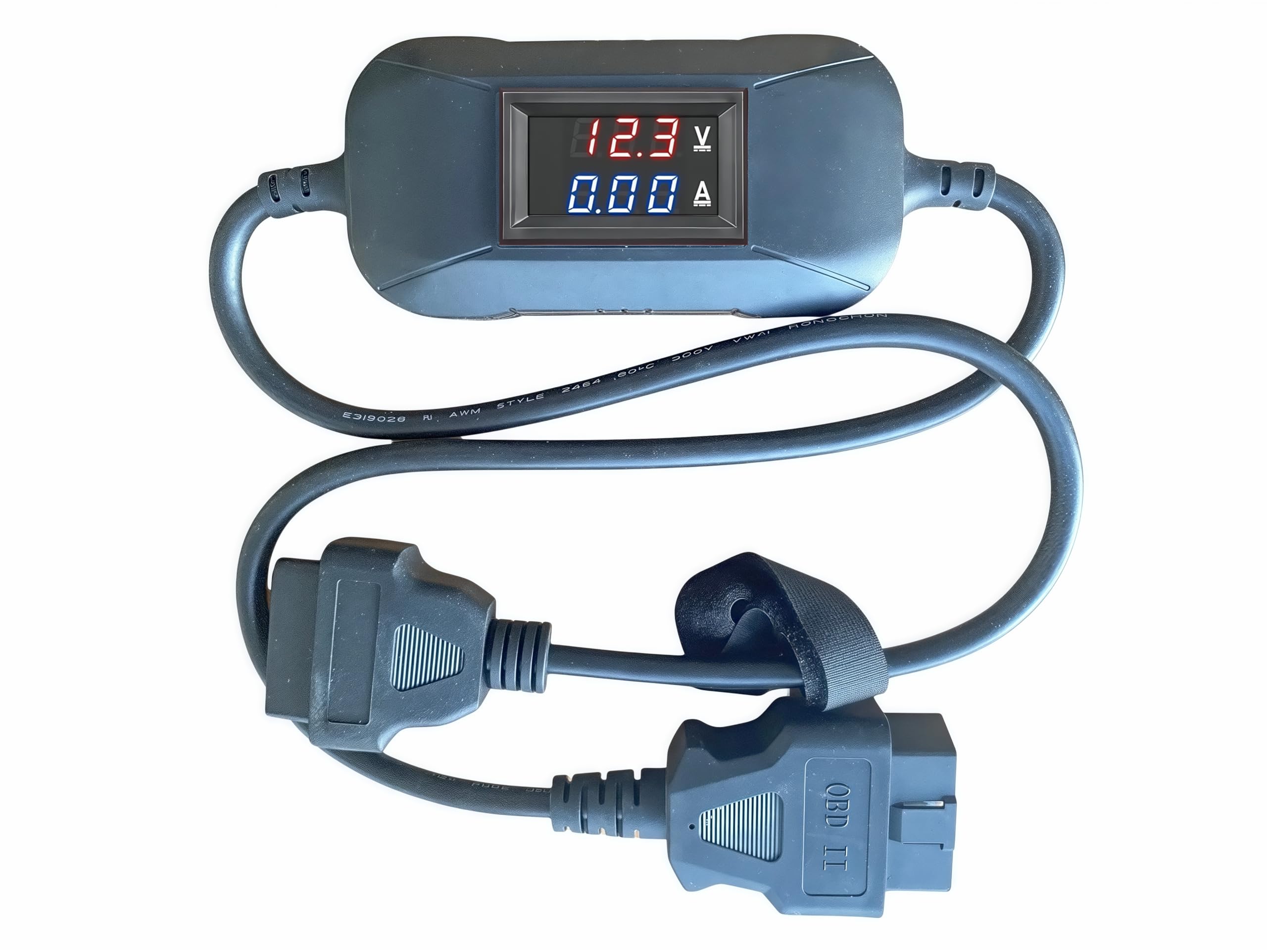 A0281 OBD2 Adapter 24V to 12V for Heavy Diesel Truck, for Launch X431 Easydiag 2.0/3.0/GOLO and Thinkdiag OBD2 Scanner. (Black)-image-49