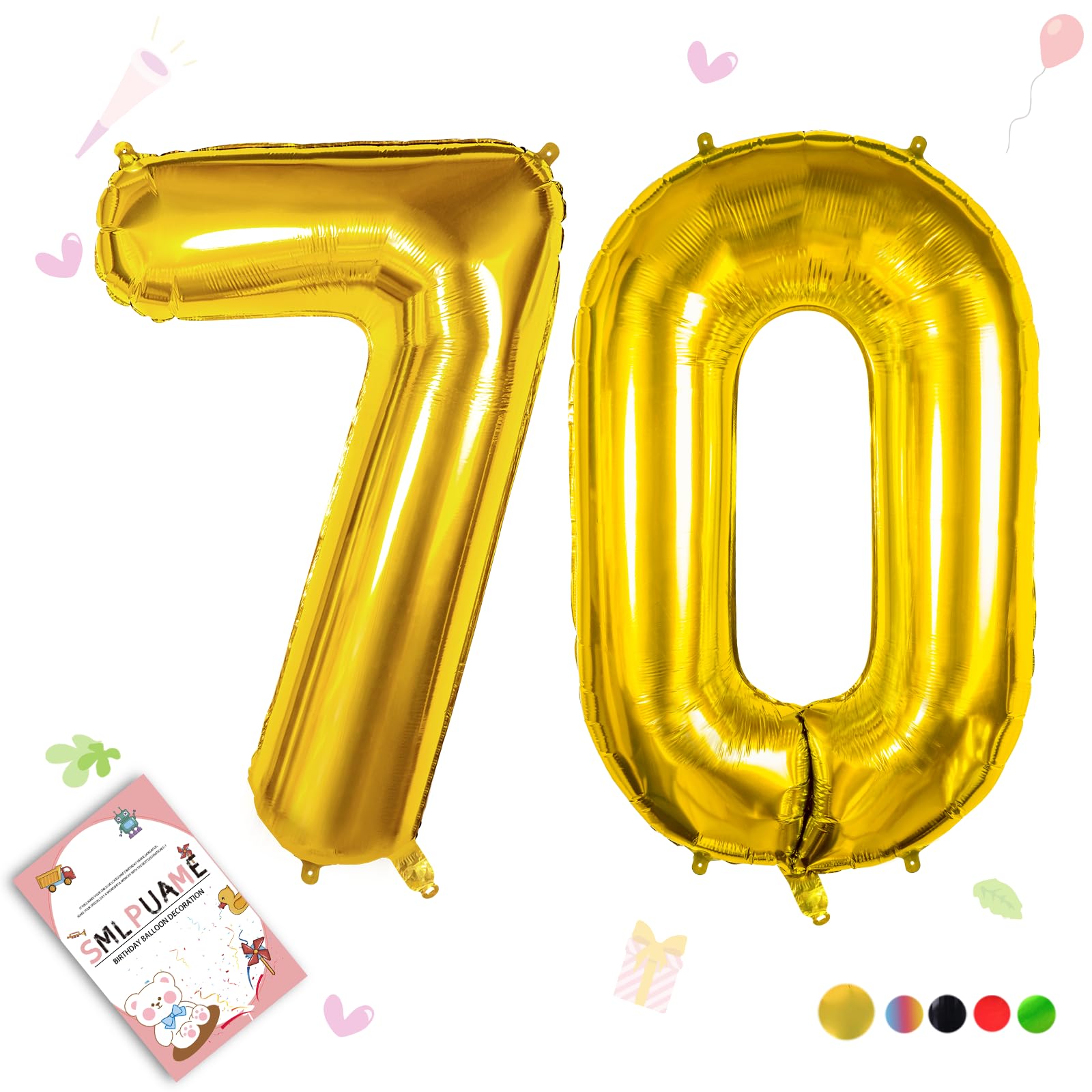 Photo 1 of Smlpuame 40 Inch Gold Number 70 Balloon