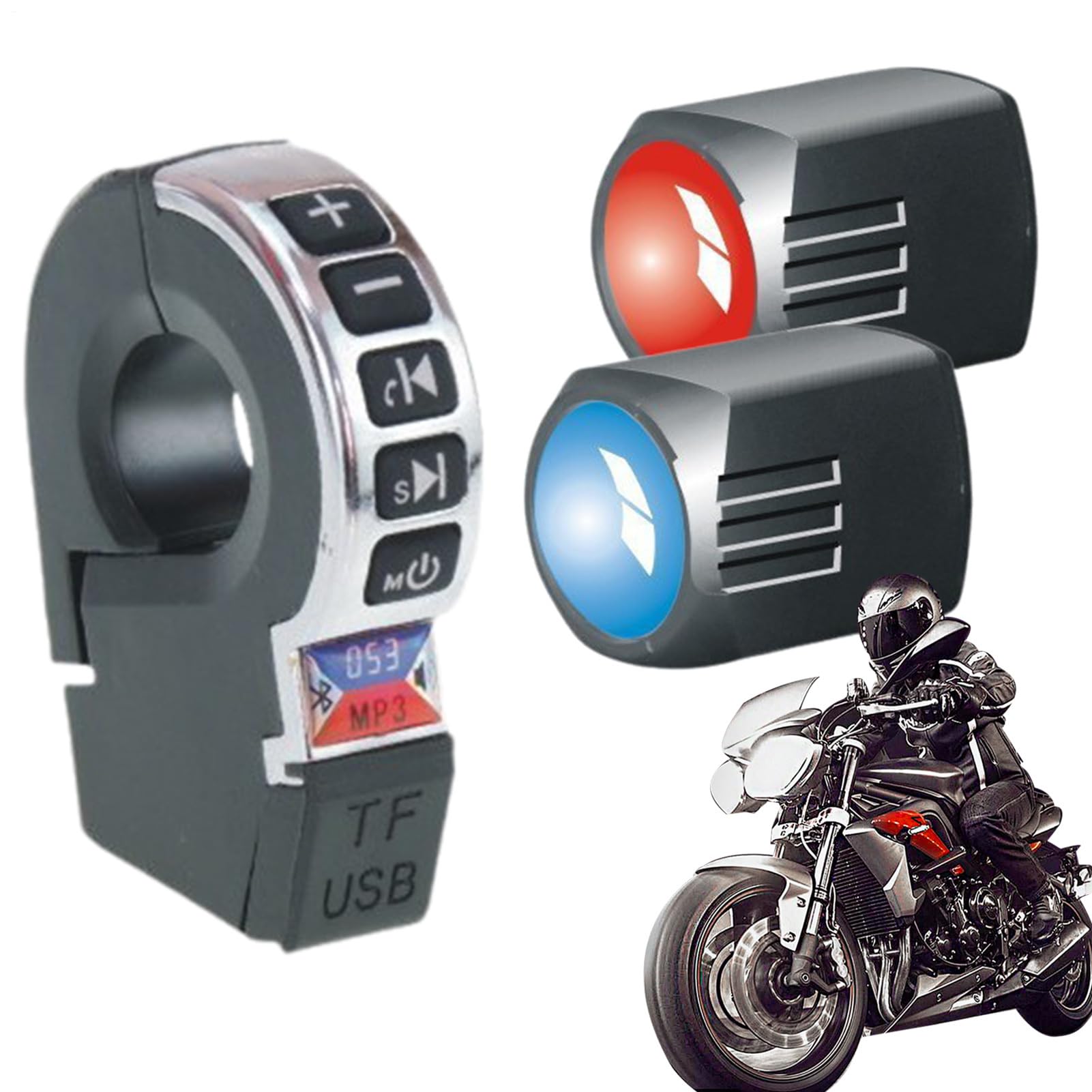 Głośnik Motocyklowy Bezprzewodowy Wzmacniacz Z Funkcją Ładowania Telefonu