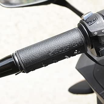 Motorcycle Heated Grips Cover, Universal 12V Handlebar Heater with Adjustable Temperature, Waterproof