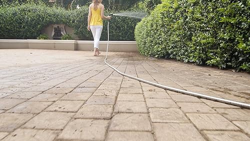 Miniatura 4 de Hose Hero - Manguera de jardín, de acero inoxidable, liviana, sin torceduras, metal (25 pies)