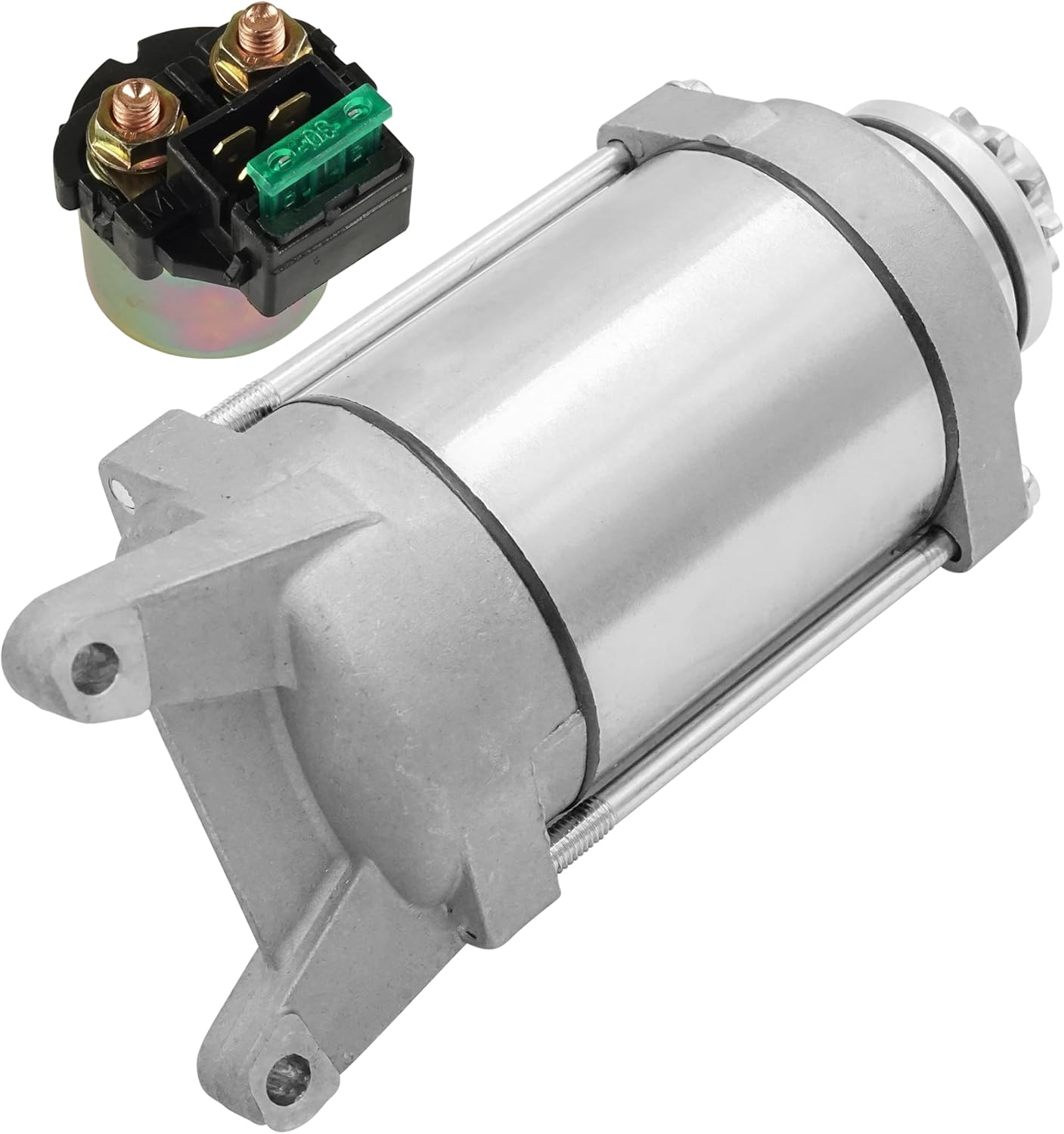 Caltric Starter & Solenoid Relay Compatible With Kawasaki EN500 Vulcan 500 1990-1996 / EX500 Ninja 500 1988-2009