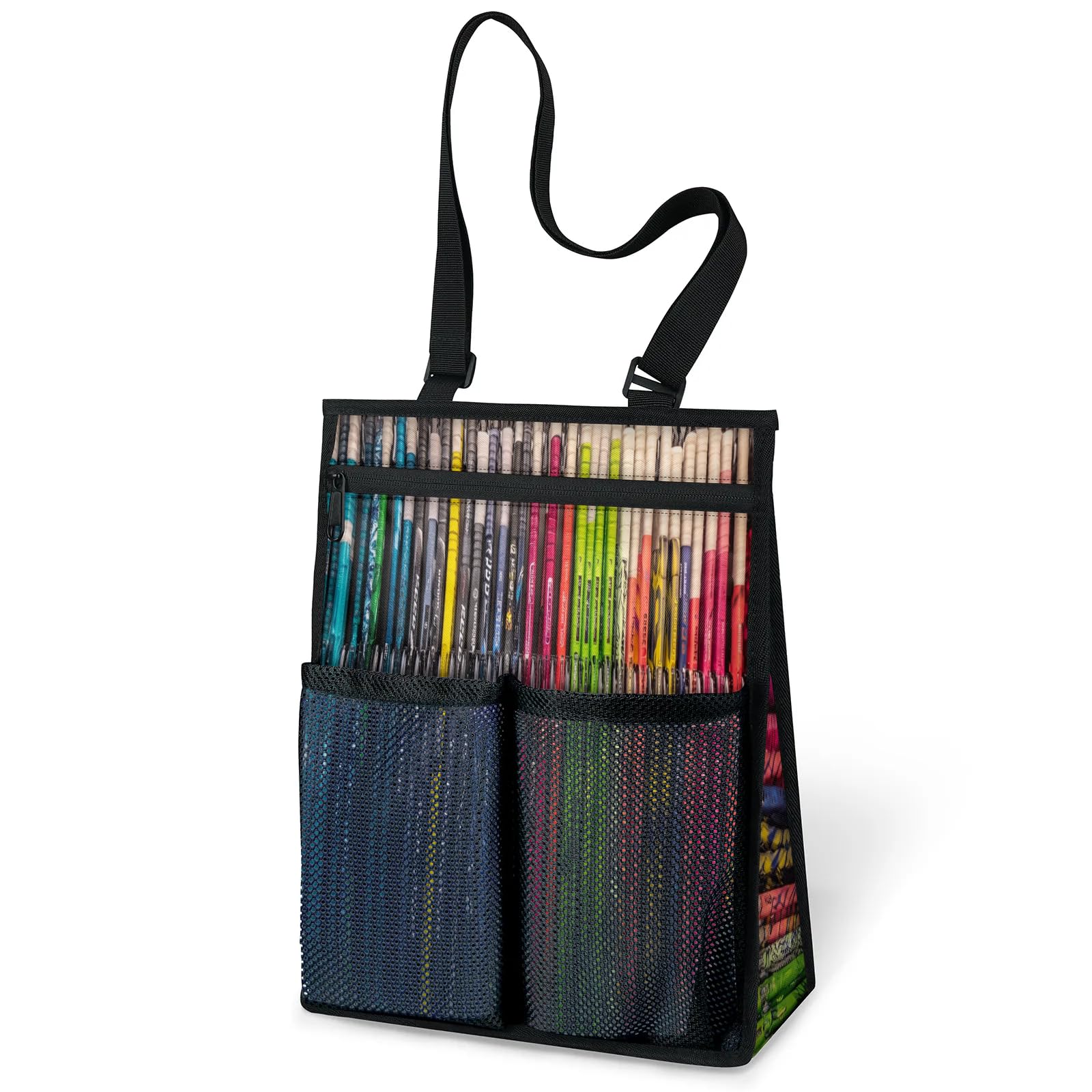 Ourtheme Hockey Sticks Portable Shower Bag for Travel Gym Camp Beach Tote Shower Caddy Bags Hanging Toiletry Organizer