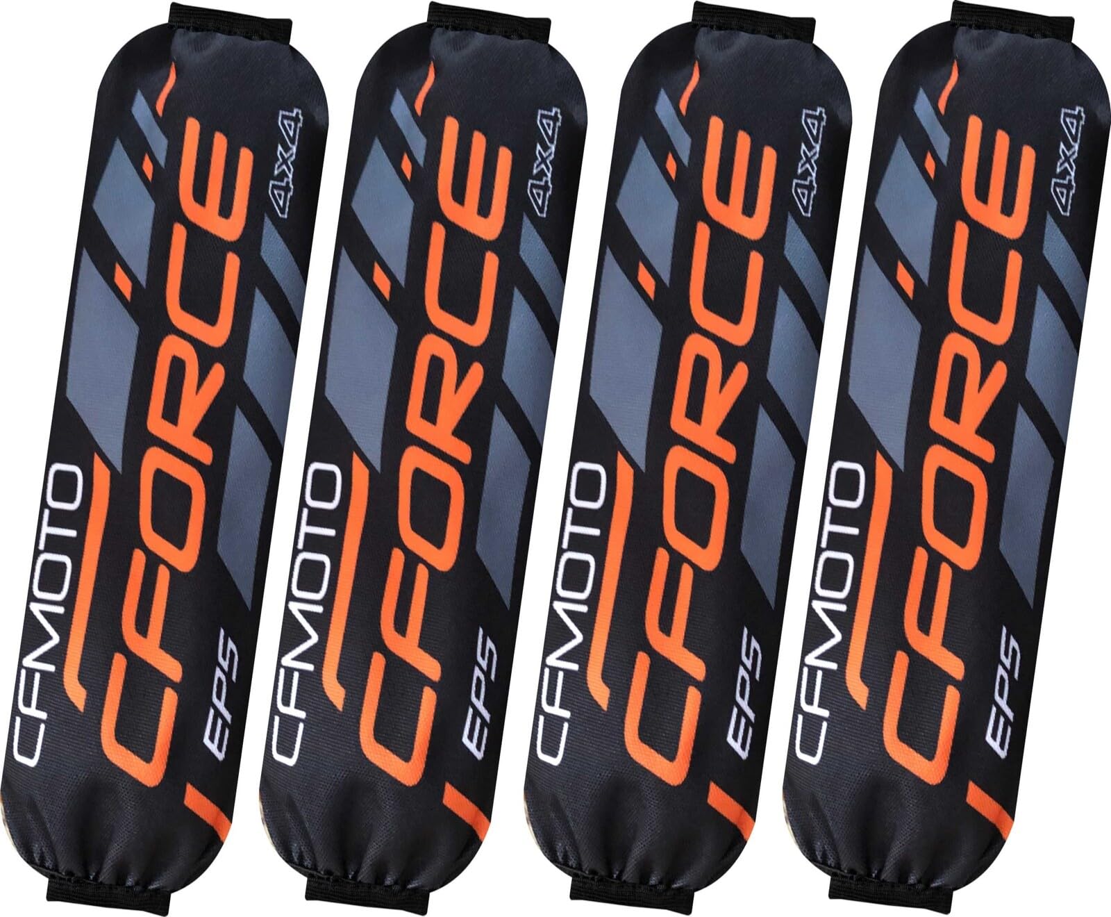 Generic Lot de 4 housses amortisseurs pour cfmoto cf moto cforce (orange)