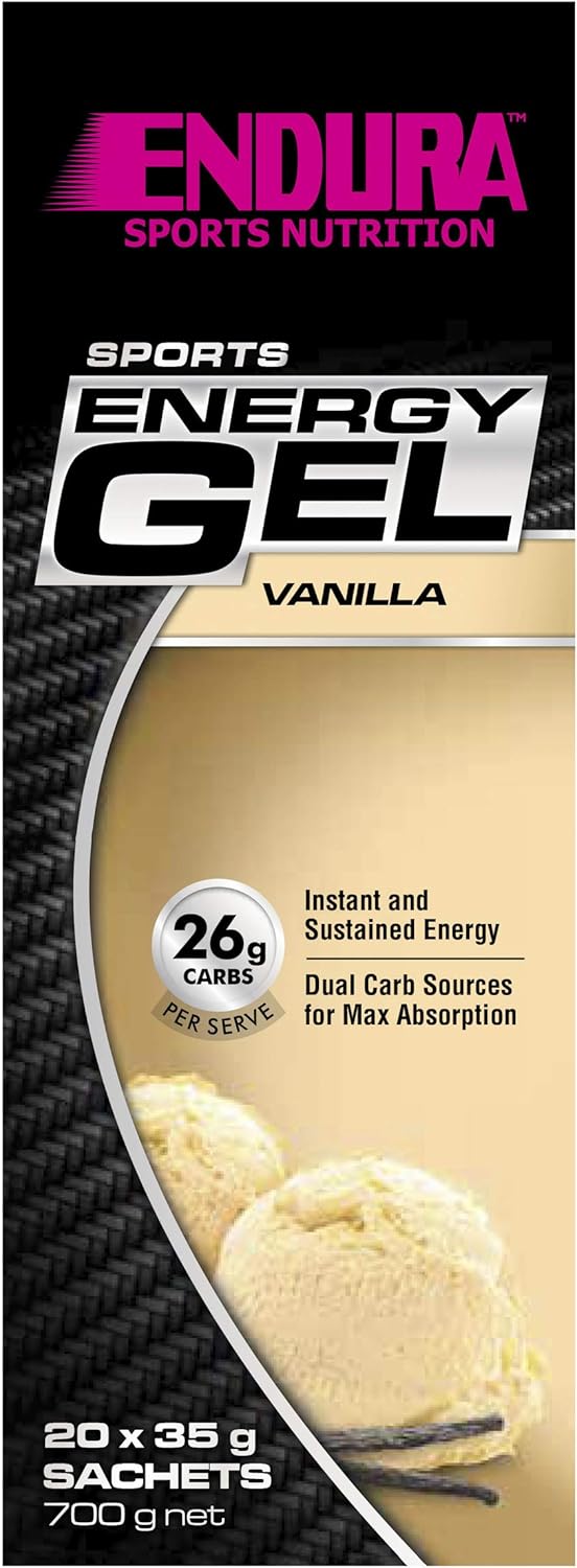 Endura Sports Energy Gel Vanilla 20 x 35g Sachets