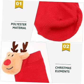 2 Pairs Christmas Socks for Women Christmas Socks Slipper Socks Christmas Tree Stockings for Women Knee High Stockings Holiday Gift Socks Boys Christmas, As shown