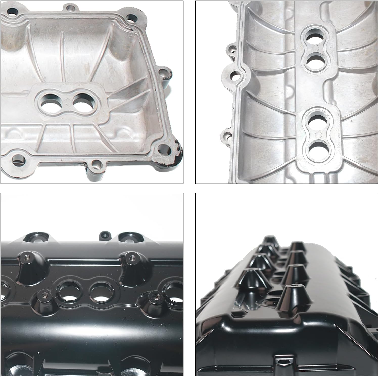 Hemi Aluminum Valve Cover Sets Compatible with 2011-2026 Ram 1500 2500 3500 5.7L 6.4L 2019-2024 Ram 1500 Classic 5.7L Replace# 53022085AD 53021333BA 53022085AC