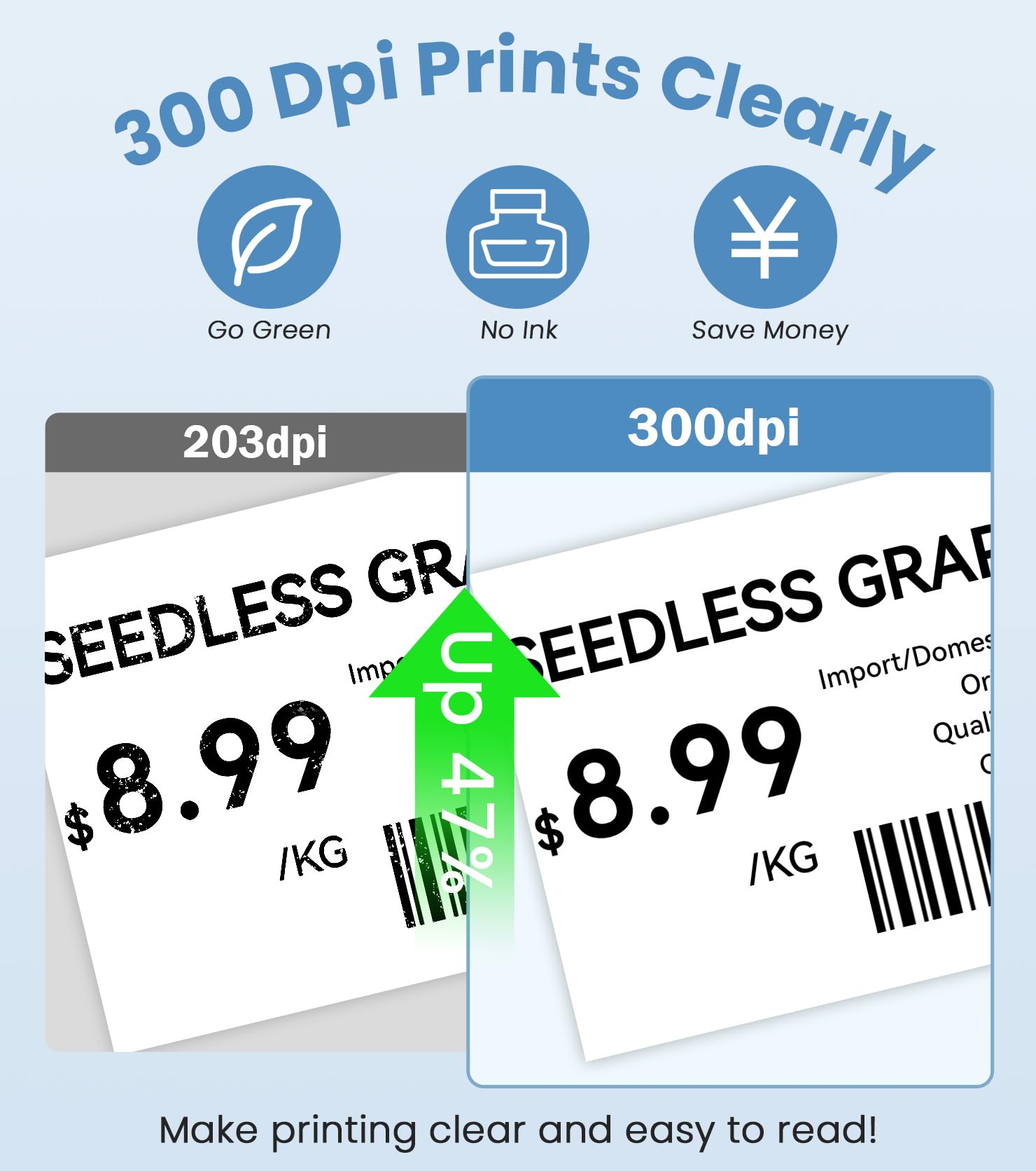 CLABEL Mini Stampante per Etichette Portatile: 230B Bluetooth Termica 300DPI Etichettatrice Adesive Compatibile con iOS e Android Label Printer con 1 Rotolo di Etichette per Ufficio Casa Prezzo