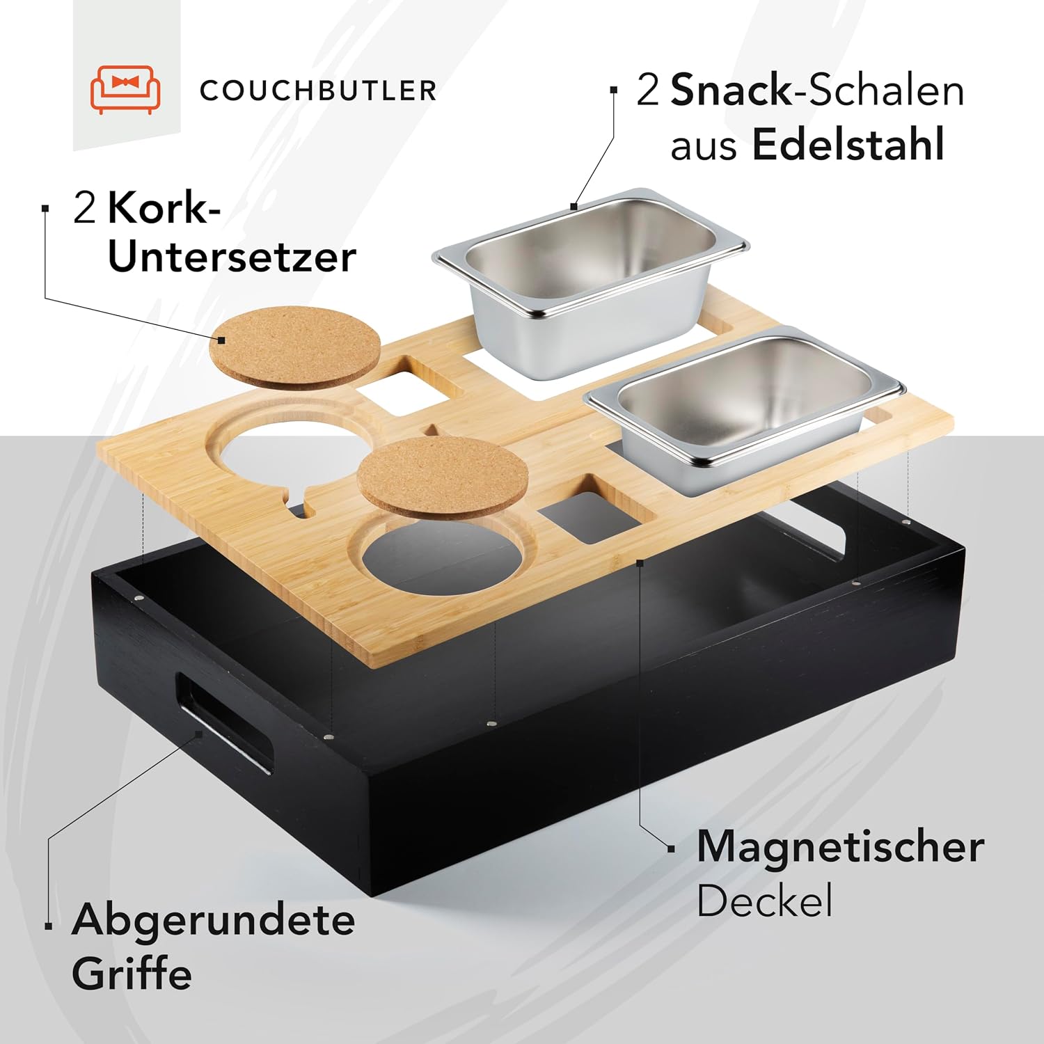 Couchbar Snackbox aus Bambus 5